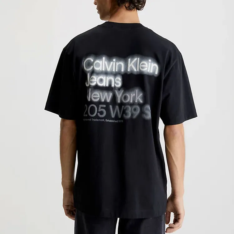 Calvin Klein Logo Printed Crewneck T Shirt-3