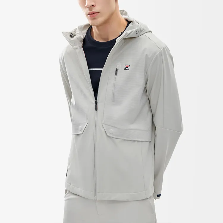 FILA Jackets Men Rapids Gray-4