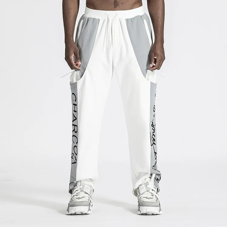 NORVINCY Western Trendy Multicolor Knitted Sweatpants Unisex-7