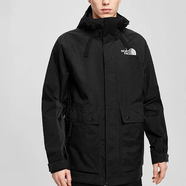 THE NORTH FACE City Outdoor Collection Waterproof And Windproof Windbreaker Jacket Men's Black-2