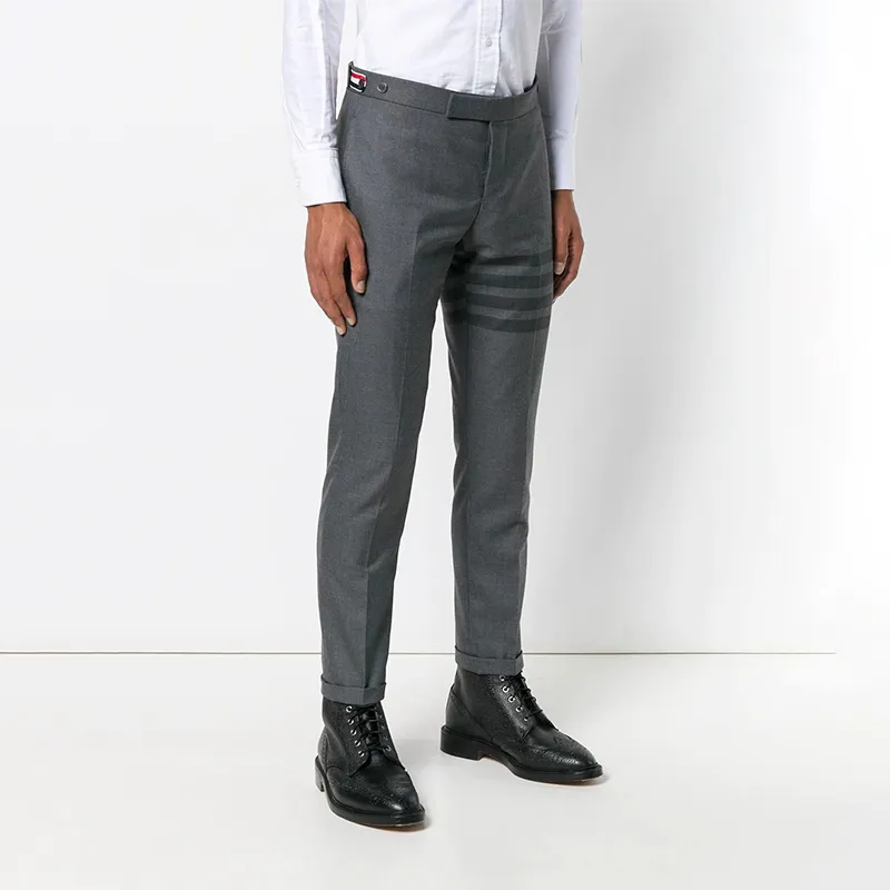 THOM BROWNE 4 Bar Skinny Fit Trouser-3