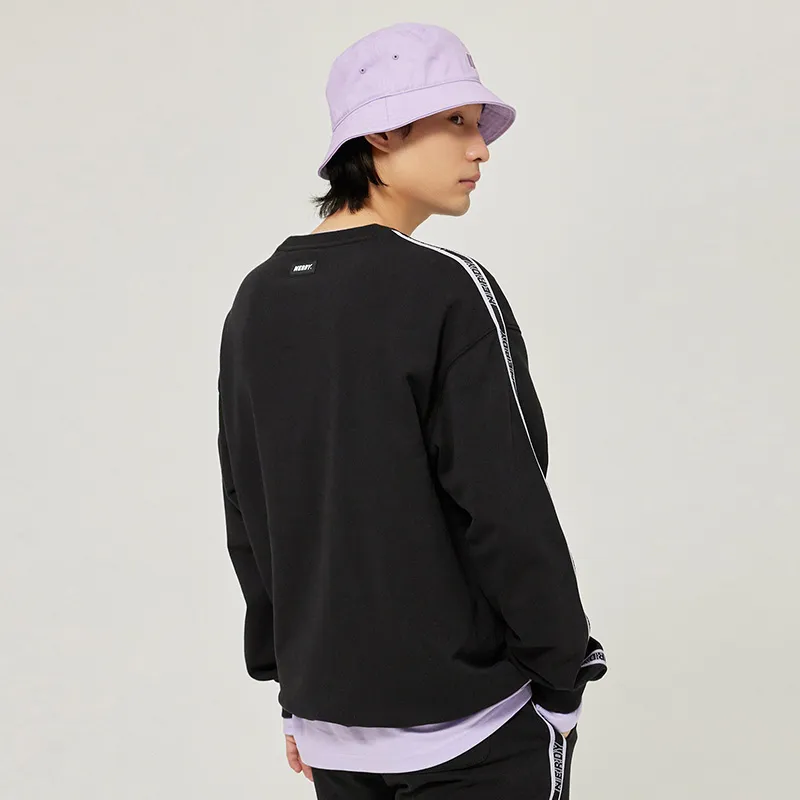 NERDY CHIDOUREN Crew Neck Loose Fit Regular Sweatshirt Fall Unisex-2