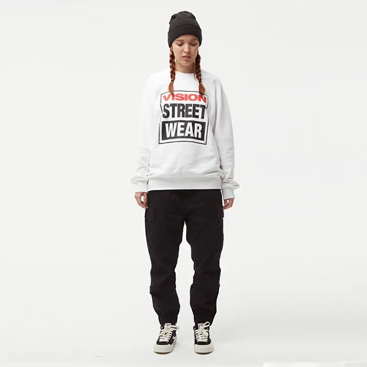 Vision Street Wear Sweatshirt Unisex White-3