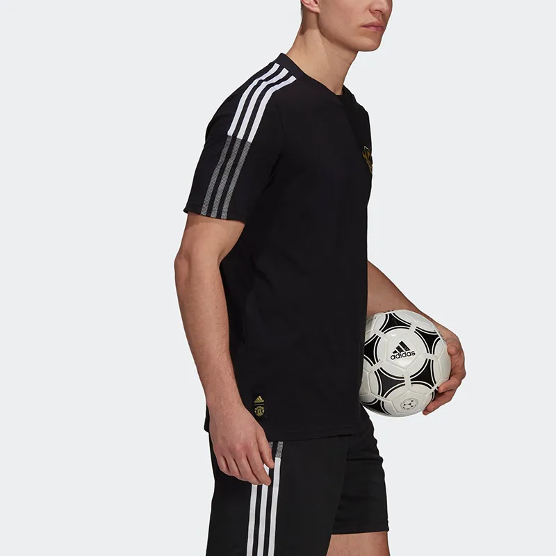 Adidas MANCHESTER UNITED THEATRE OF DREAMS T-Shirt Men's Black-4