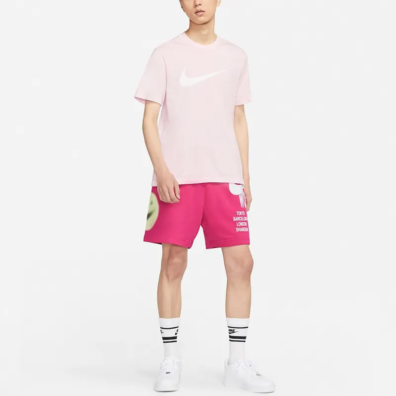 Nike T Shirts Men Pink-2