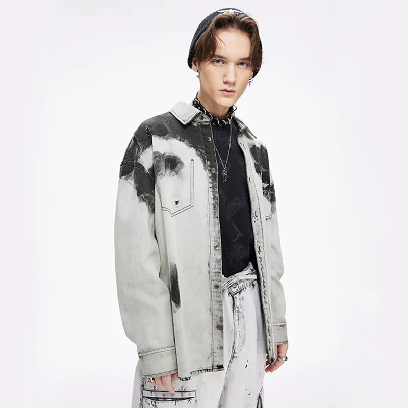 Boy London FW21 Loose Fit Denim Jacket Unisex Gray-6