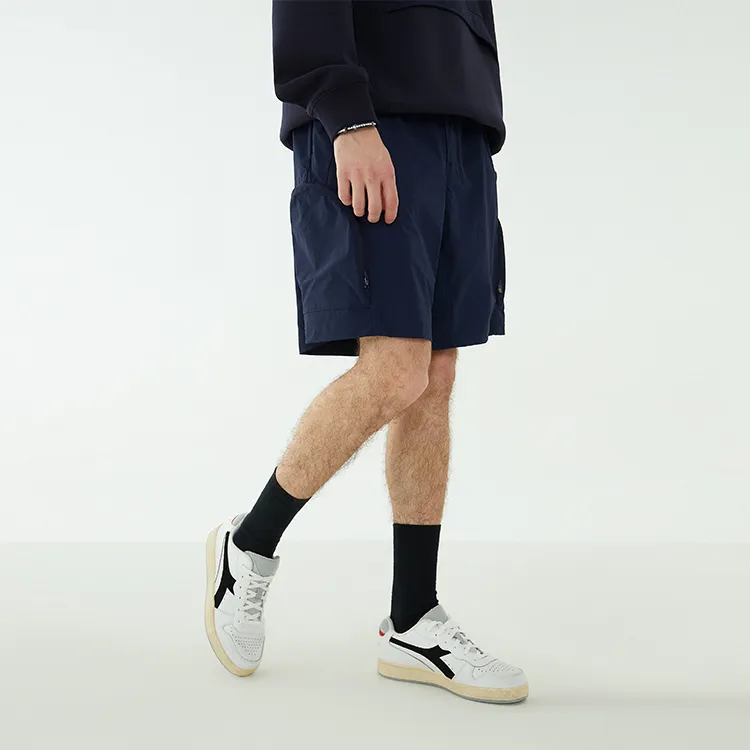 Diadora Fitted Shorts Men's Navy Blue-4