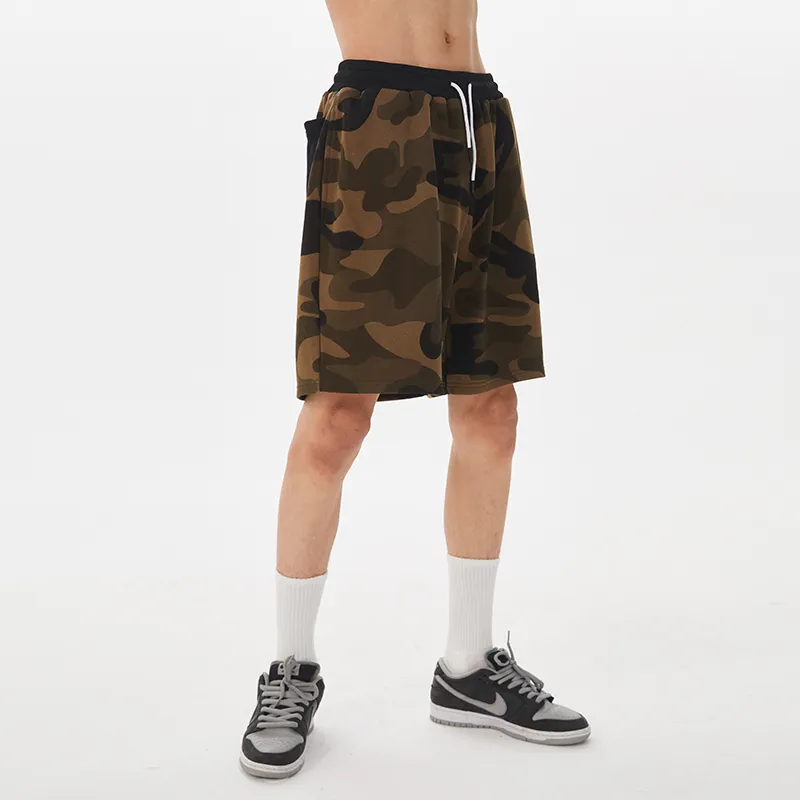 Phew Casual Shorts Men's Yellow Green-5