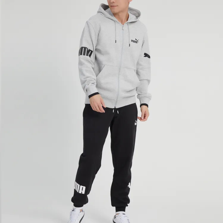 PUMA Jackets Men Gray-1