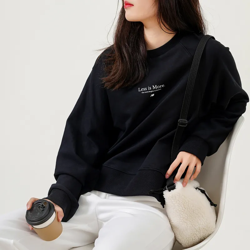 New Balance Sweatshirt Women's Black-5
