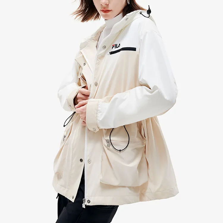 FILA Puffer Jacket Winter Women's Cloud White-2