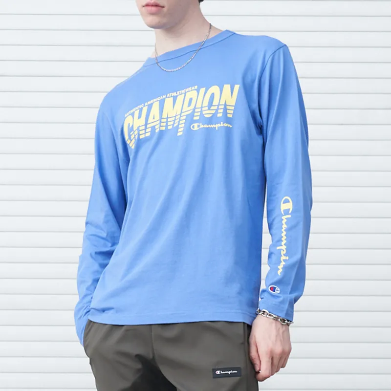 Champion Long Sleeved T Shirt Japan Version Unisex-12