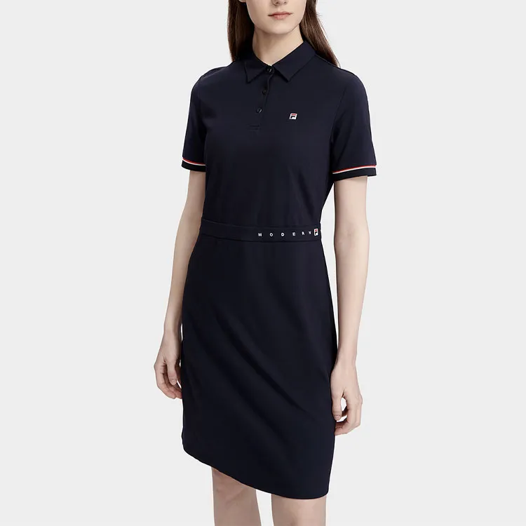 FILA Short Sleeved Dresses Women's Legend Blue-2