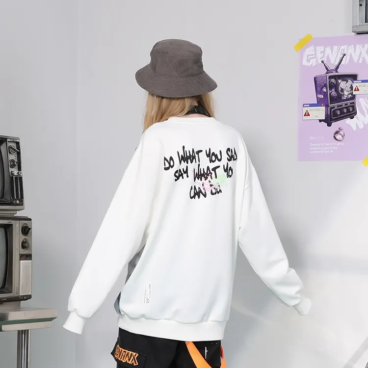 GENANX Crew Neck Loose Fit Sweatshirt Unisex-8