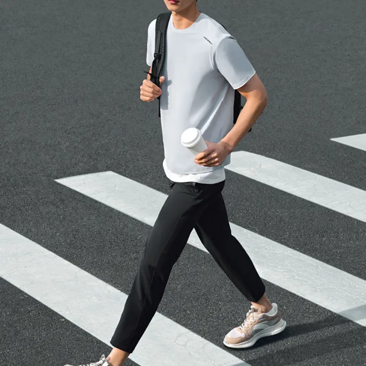 ANTA T Shirts Men Barge Gray-2