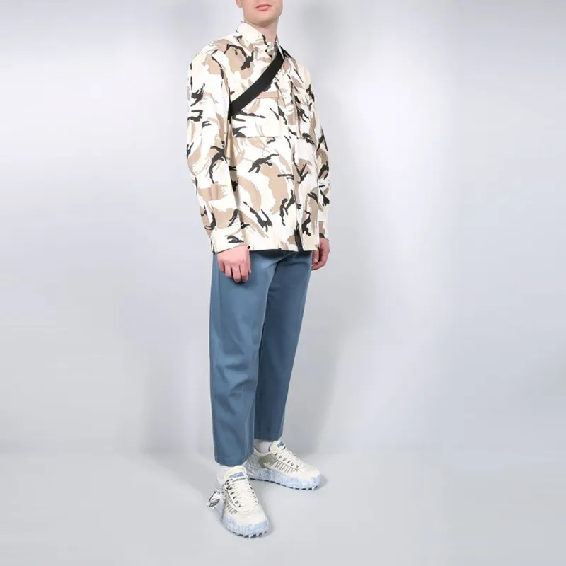 KENZO Letter Logo Casual Pants Men Dark Blue-4