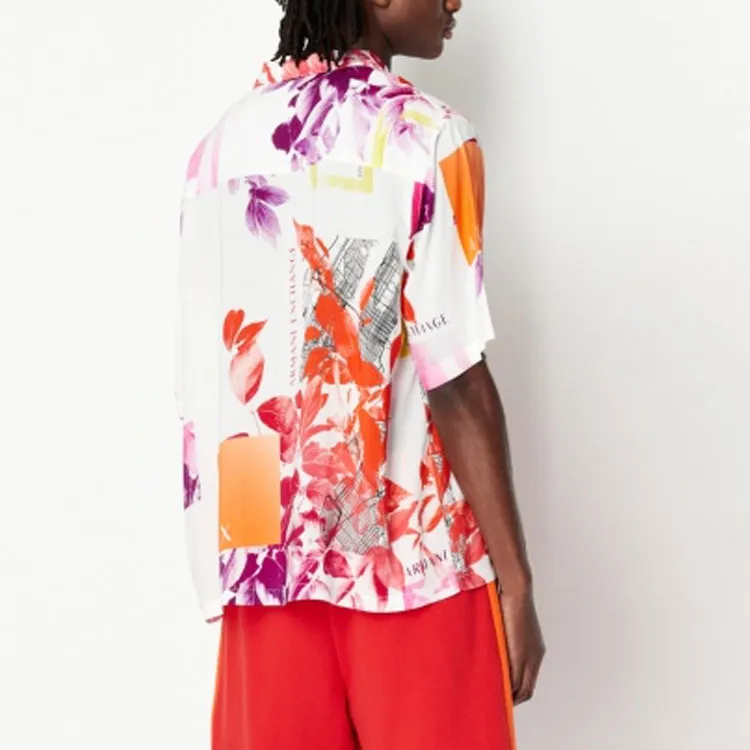 ARMANI EXCHANGE SS23 Shirt Men's Multicolor-4