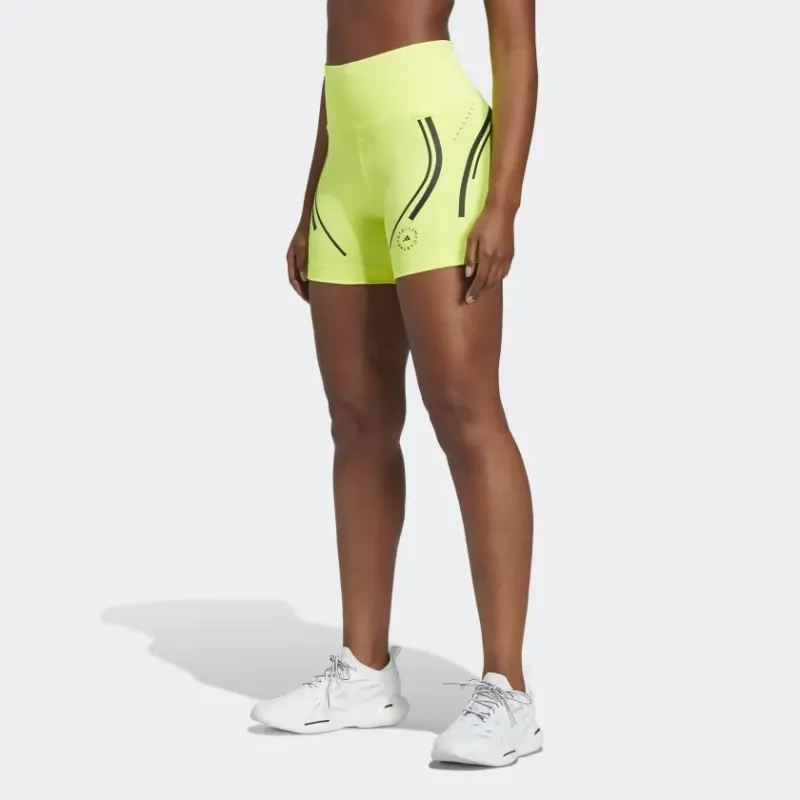 Adidas x Stella McCartney SS23 Sports Shorts Women's Sun Yellow-3