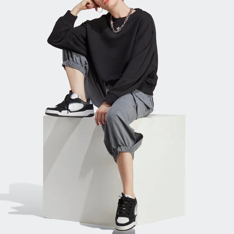 Adidas Originals Logo-embroidery Cotton Sweatshirt-3