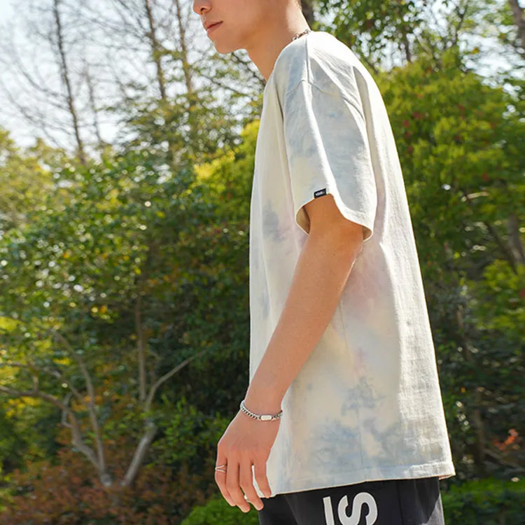Vans Drop Shoulder Sleeve T Shirt Unisex Light Gray-4