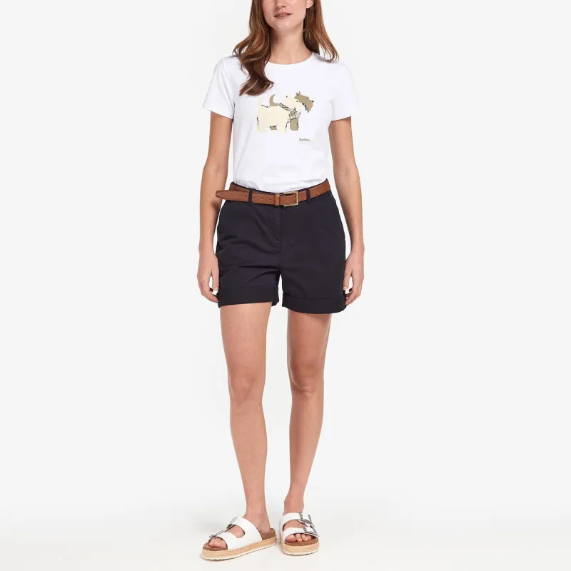 BARBOUR Casual Shorts Women's Marine Blue-3