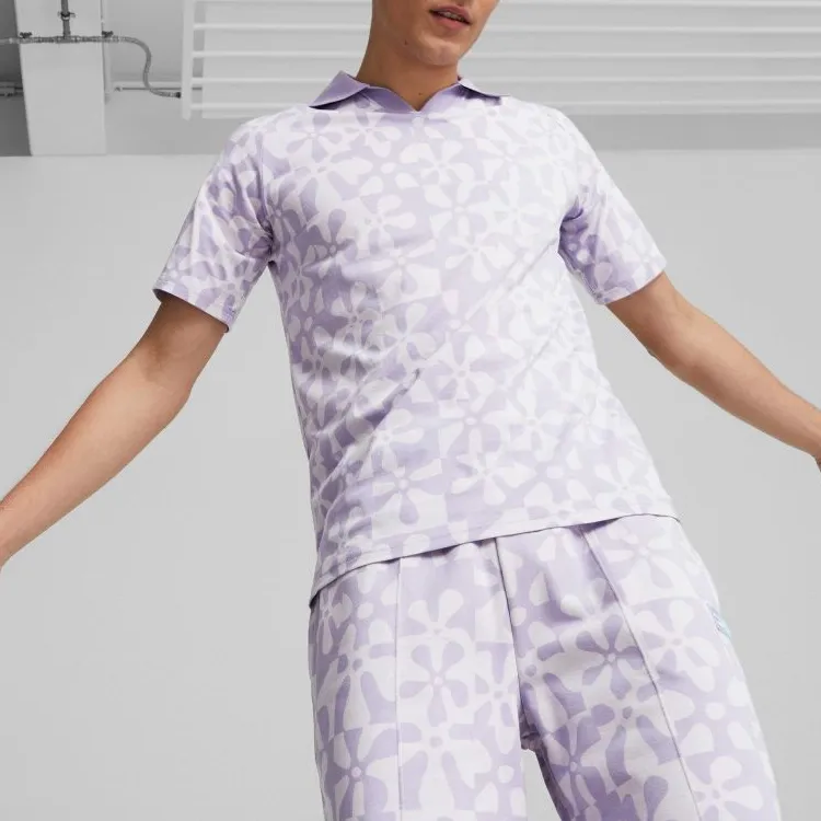 PUMA Polo Shirts Unisex Lavender-4