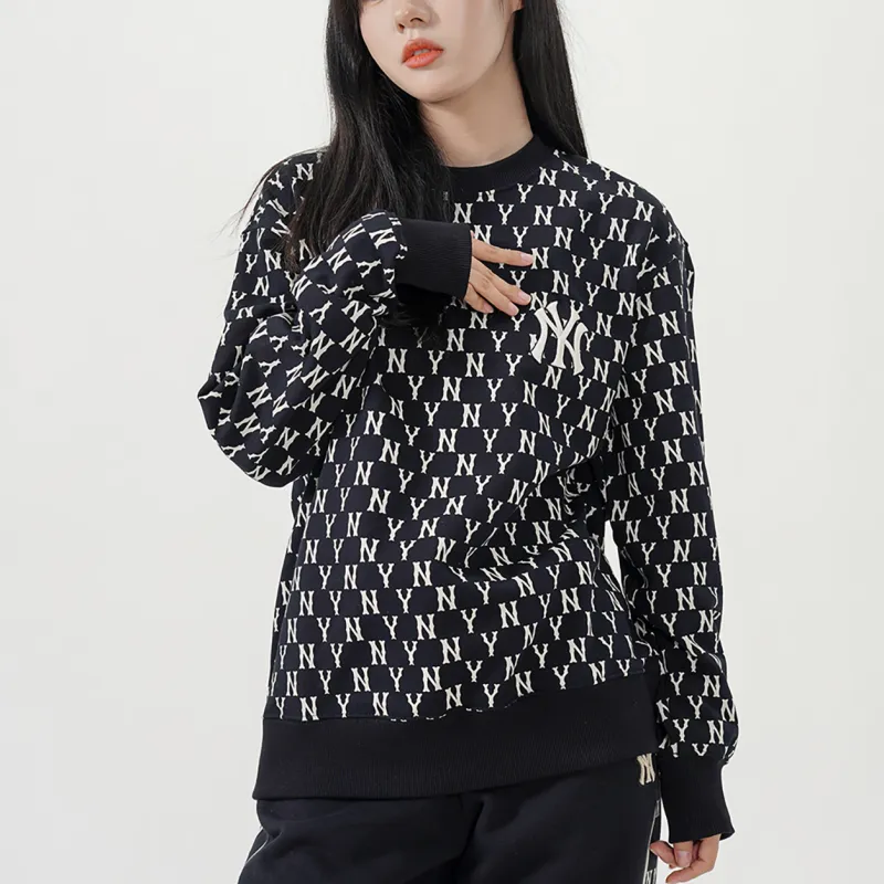 MLB New York Yankees PLAY PIXEL OVERFIT Sweatshirt Unisex Black-2