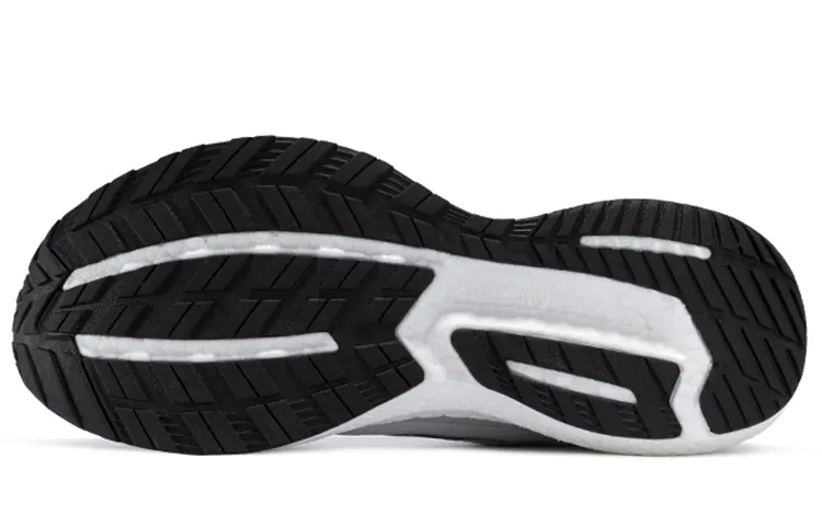 Saucony Triumph 18 Cushioning Anti Slip Wear Resistant Breathability Low Top Running Shoes Women's Light Green White-9