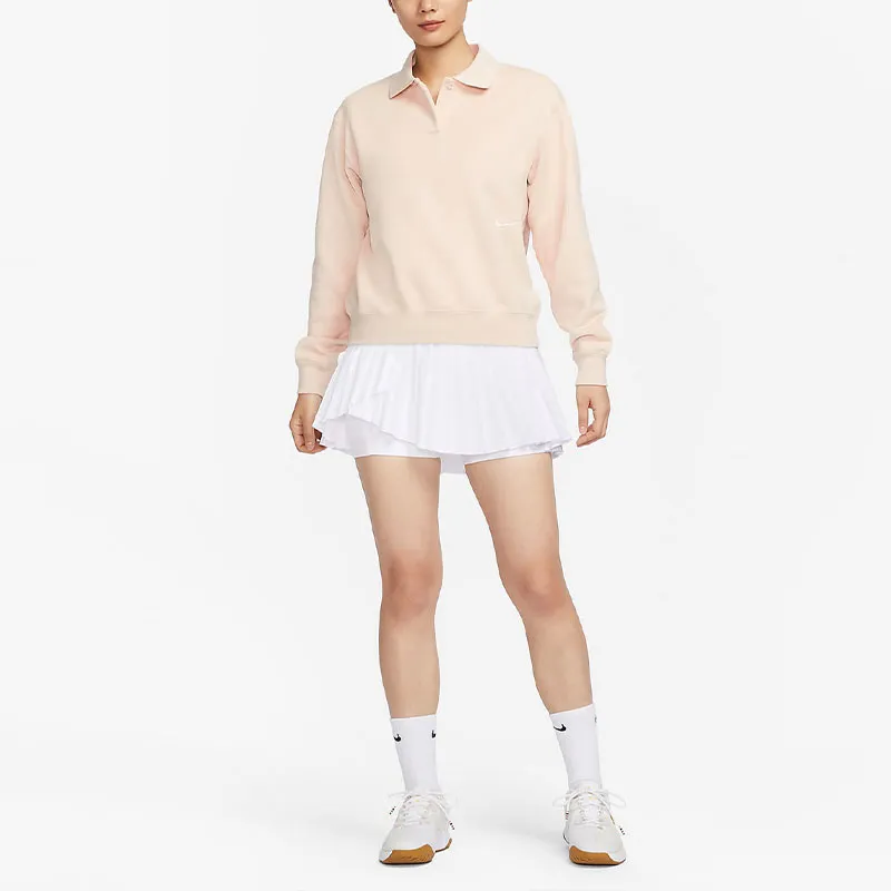 Nike Polo Shirts Women's Dune White-2