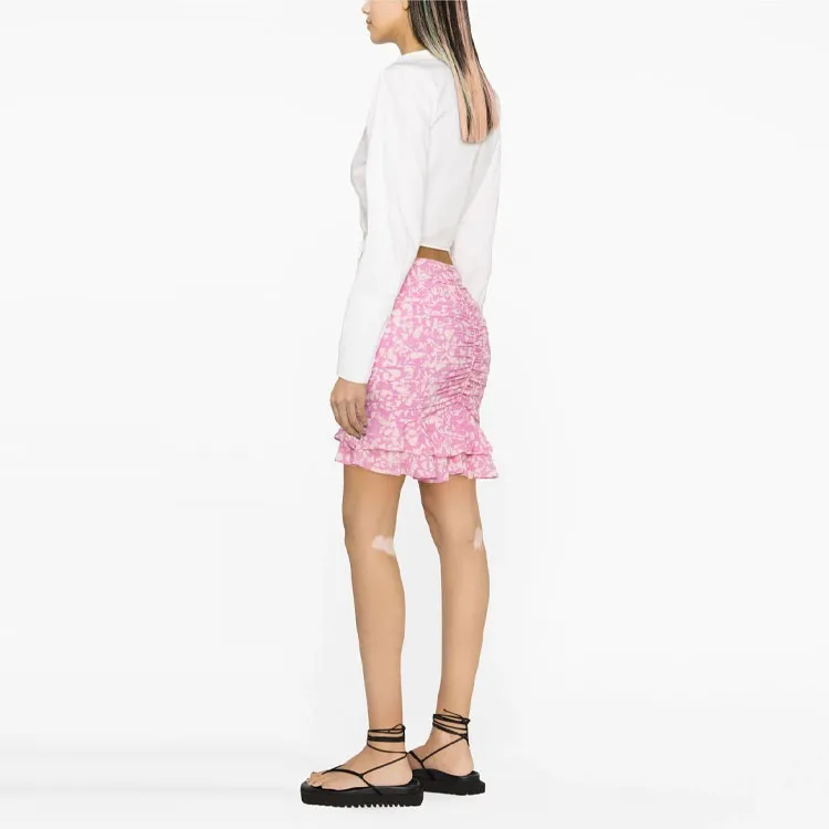 ISABEL MARANT Ruched Mini Skirt-3