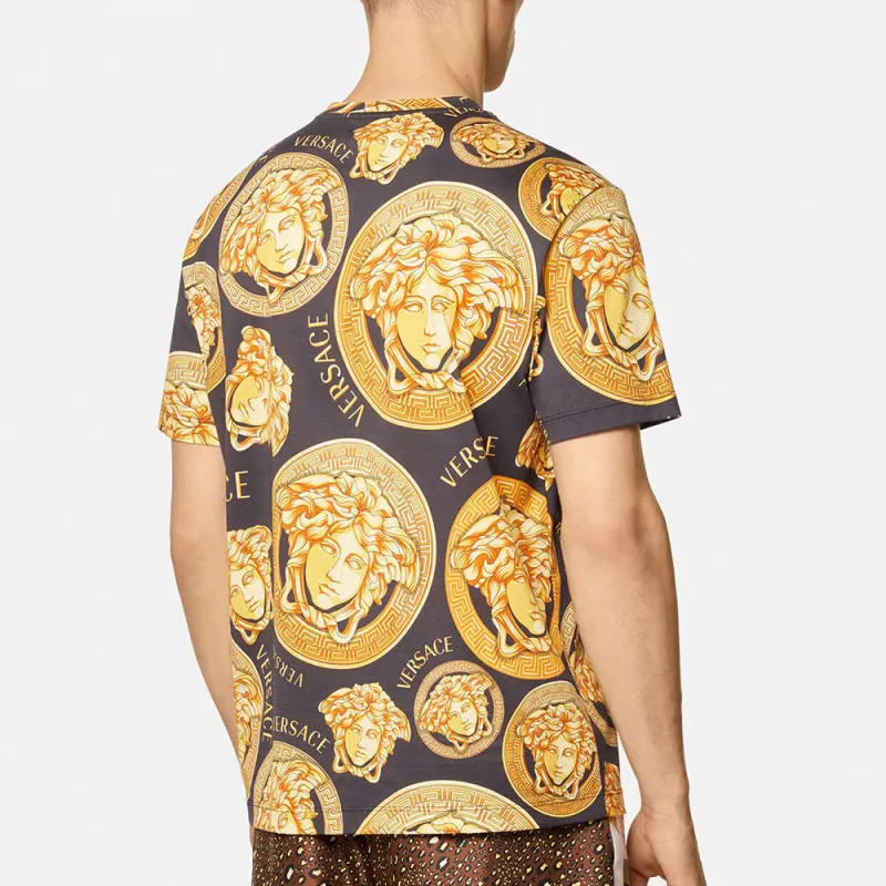 VERSACE SS21 T Shirt Men's Gold-2