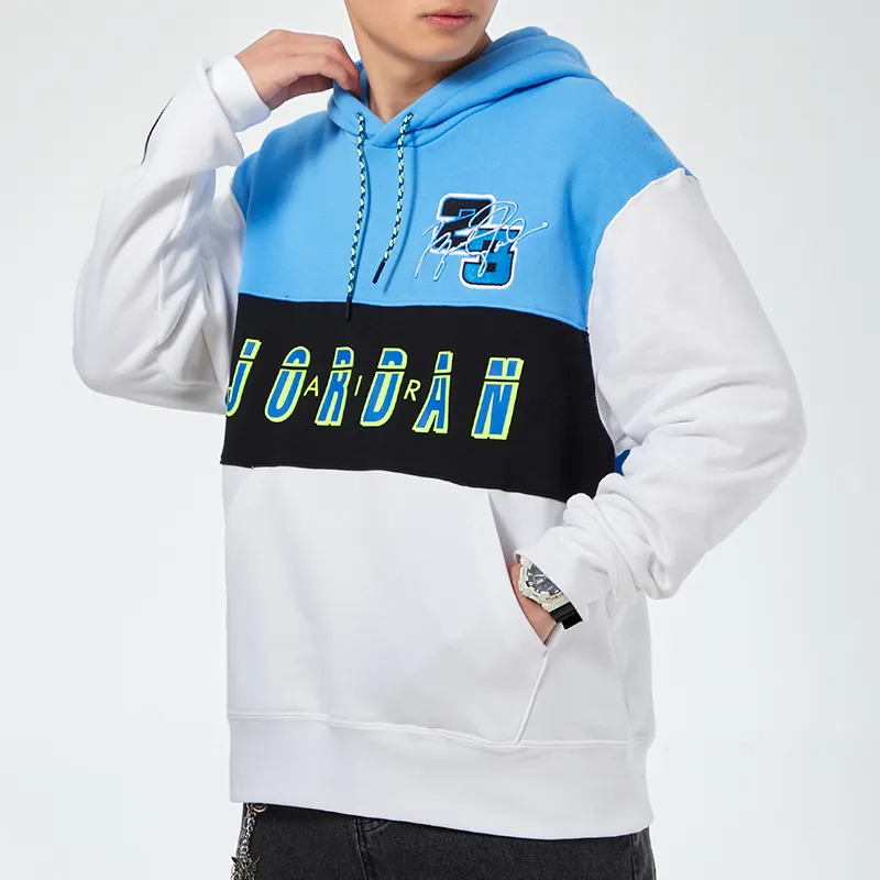 Jordan Sweatshirts Men Black White Blue-4