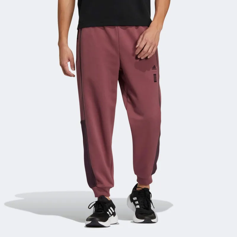 Adidas Sweatpants Men's Dark Red-1