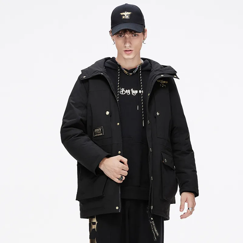Boy London Down Jacket Winter Unisex Black-2