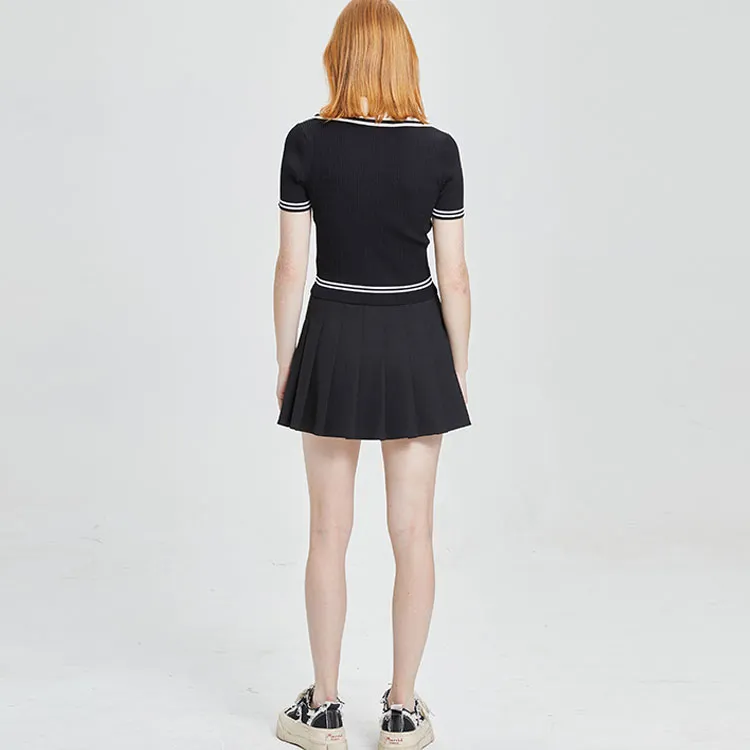 Charlie Luciano Casual Short Skirts Women's Black-2