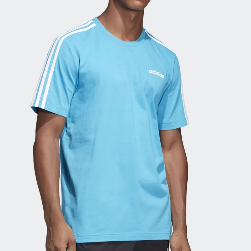 Adidas T Shirts Men Sky Blue-3