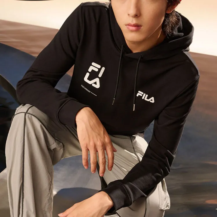 FILA Sweatshirts Men Jet Black-4