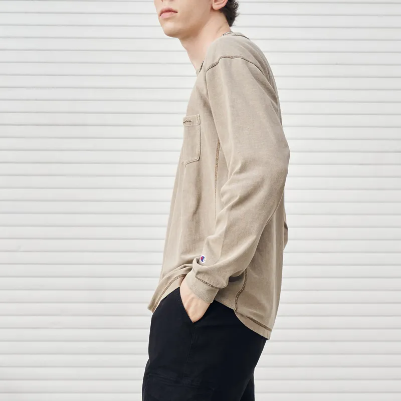 Champion Long Sleeved T Shirt Japan Version Unisex-7
