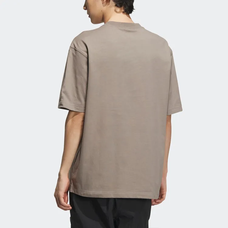 Adidas x SEEBIN SS23 T Shirt Men's Light Gray Brown-2