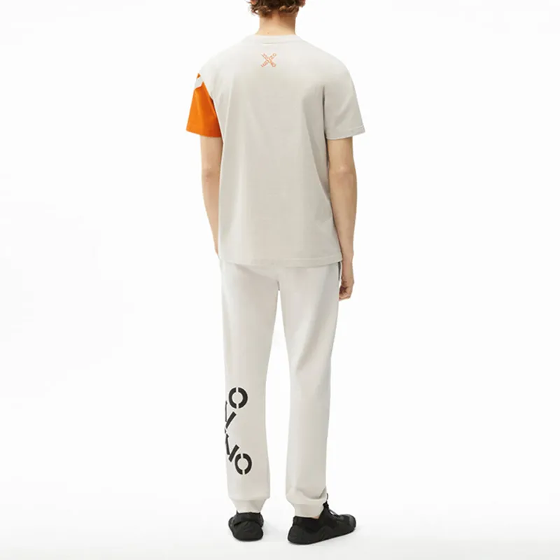 KENZO T Shirts Men Gray Orange-3