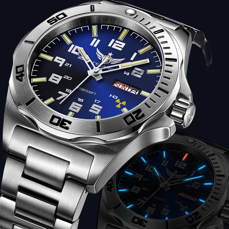 YELANG Automatic Mechanical Movement Watch Men's Watches Black Dial-17