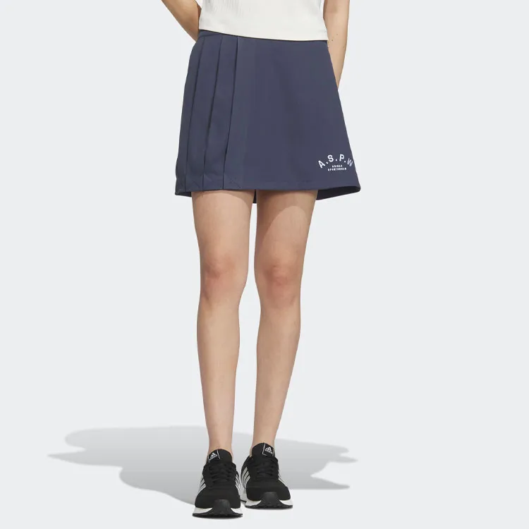 Adidas Casual Short Skirts Women's Lawn Green-1