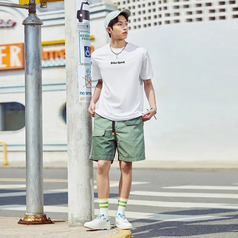 Erke Life Collection T Shirt Men's True White-4