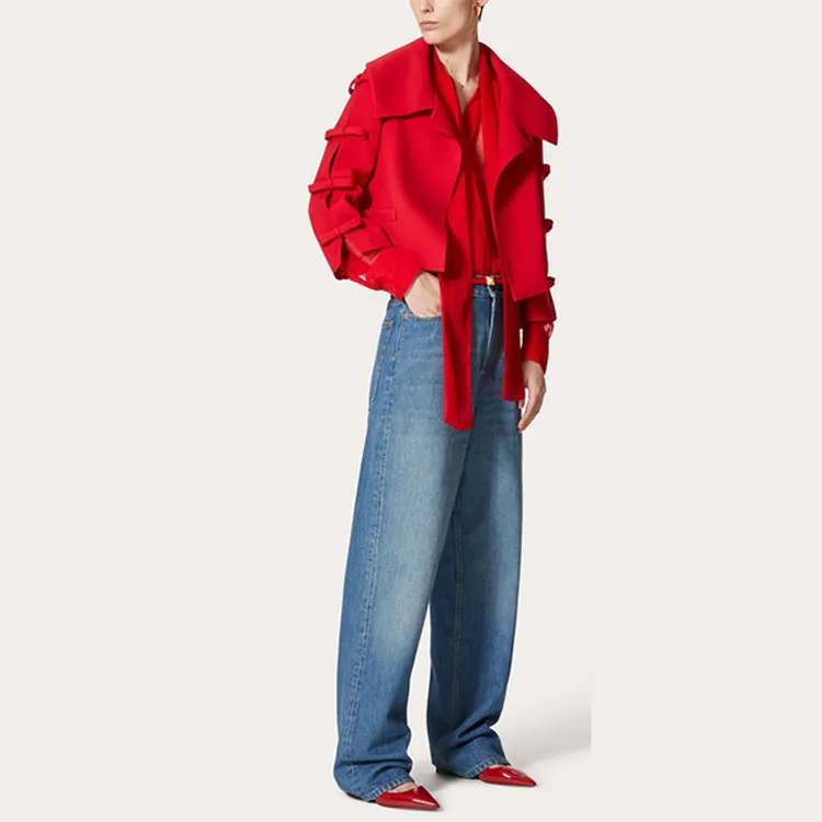 Valentino Jackets Women's Red-1