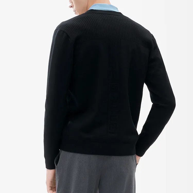 FILA Sweaters Men Jet Black-4