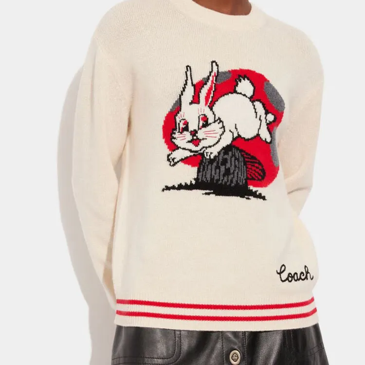 COACH x WHITE RABBIT Coach X White Rabbit FW22 Sweater Women's Ecru-2