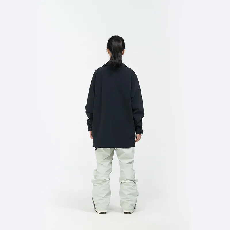 YAKKY PANG Ski Pants Unisex Gray White-3