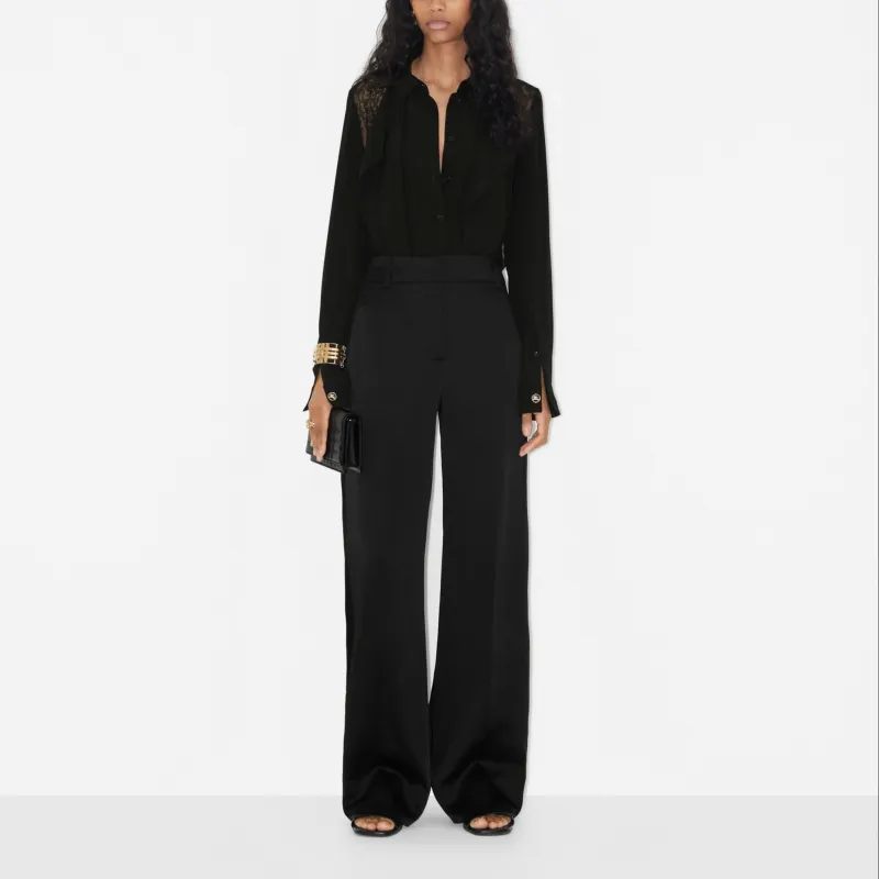 Burberry Pressed crease Flared Trousers-1