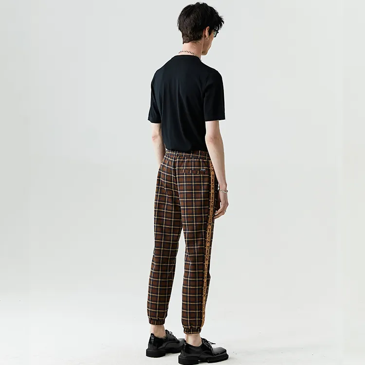 DAVID NAMAN FW21 Casual Pants Men's Coffee-5