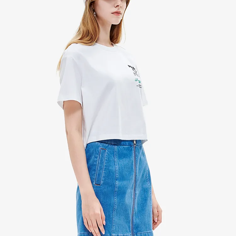 FILA T-Shirt Women's Flowing Year White-5